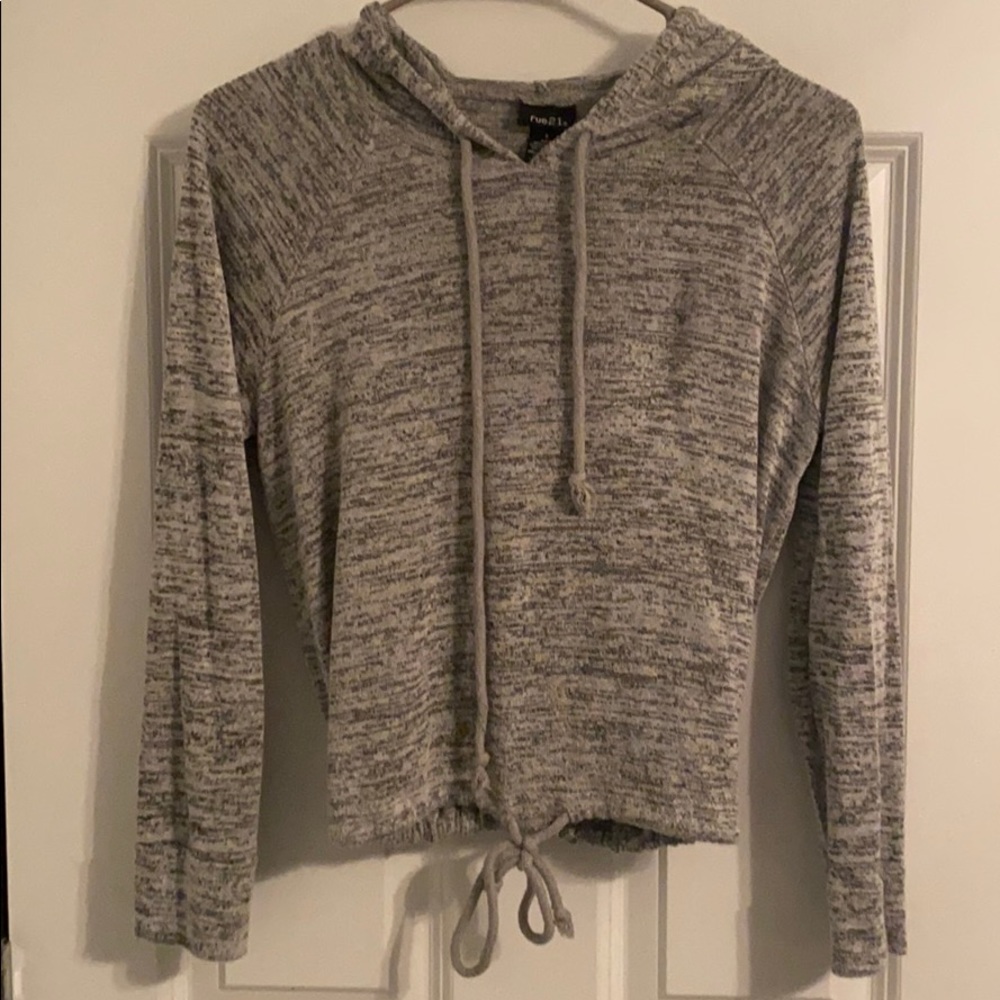 hooded long sleeve shirt ッ
